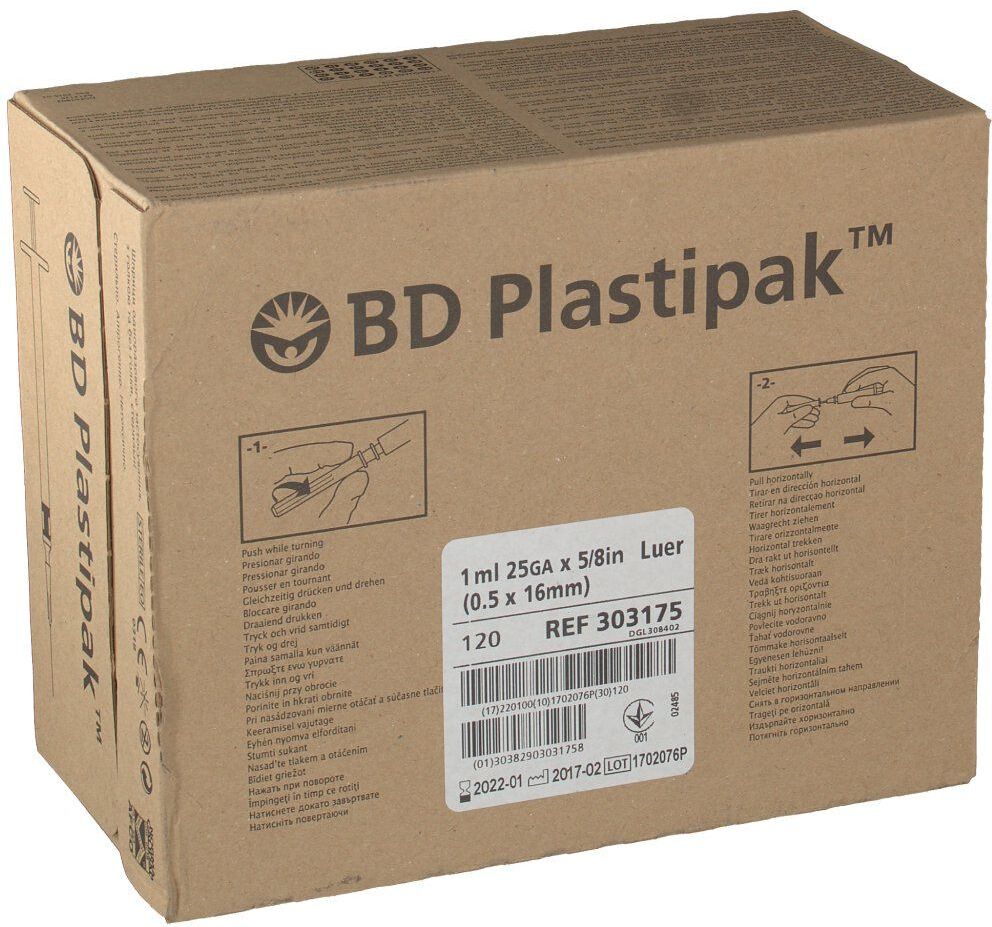 BD Plastipak™ 1 ml Spritze + Nadel