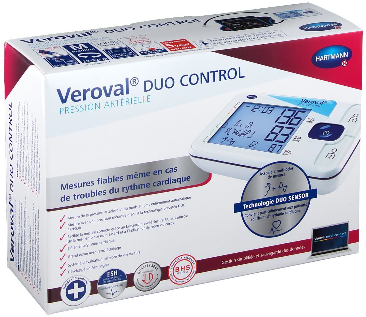 HARTMANN S.A. Hartmann Veroval® DUO Control Tensiomètre Medium