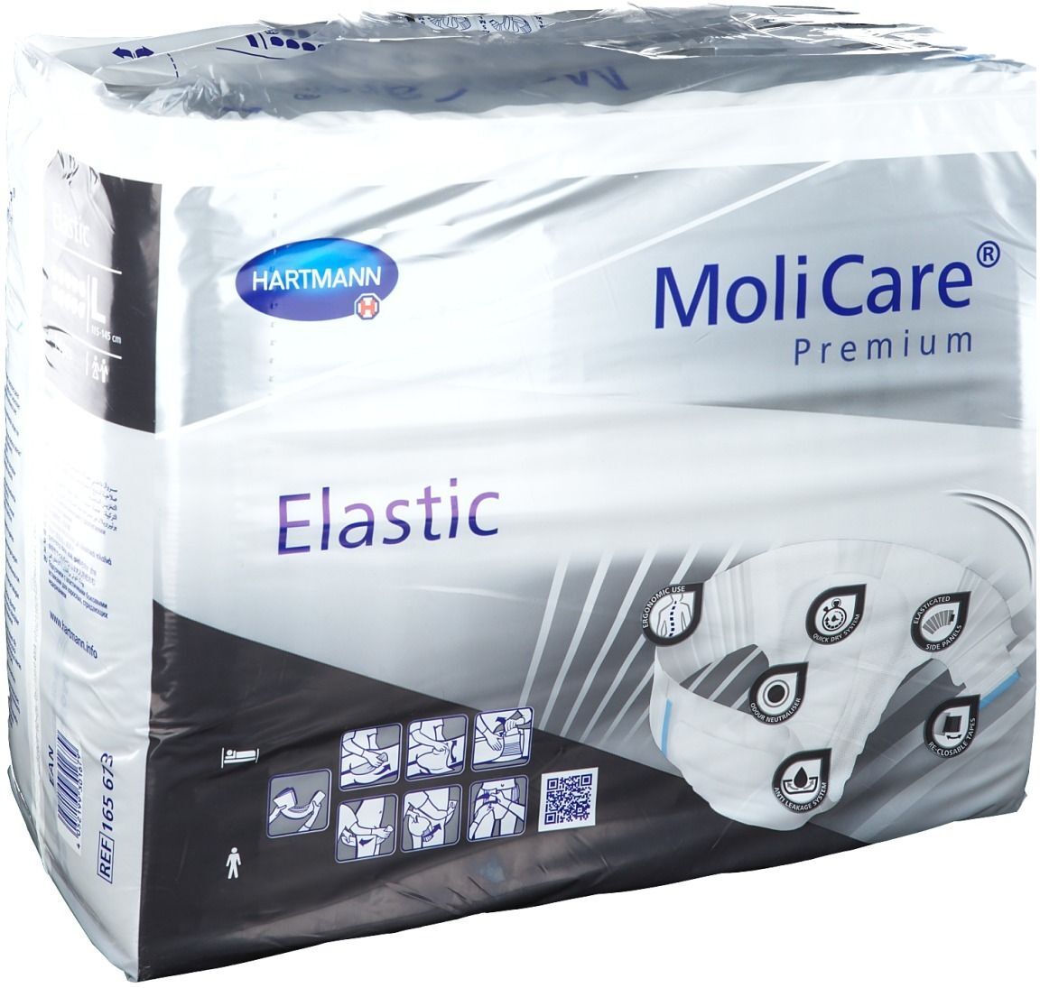 MoliCare® Premium Elastic 10 Tropfen Gr. L