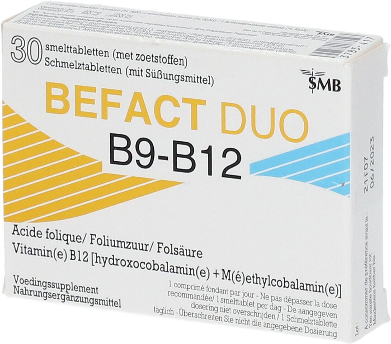 SMB Laboratoires Befact DUO B9-B12