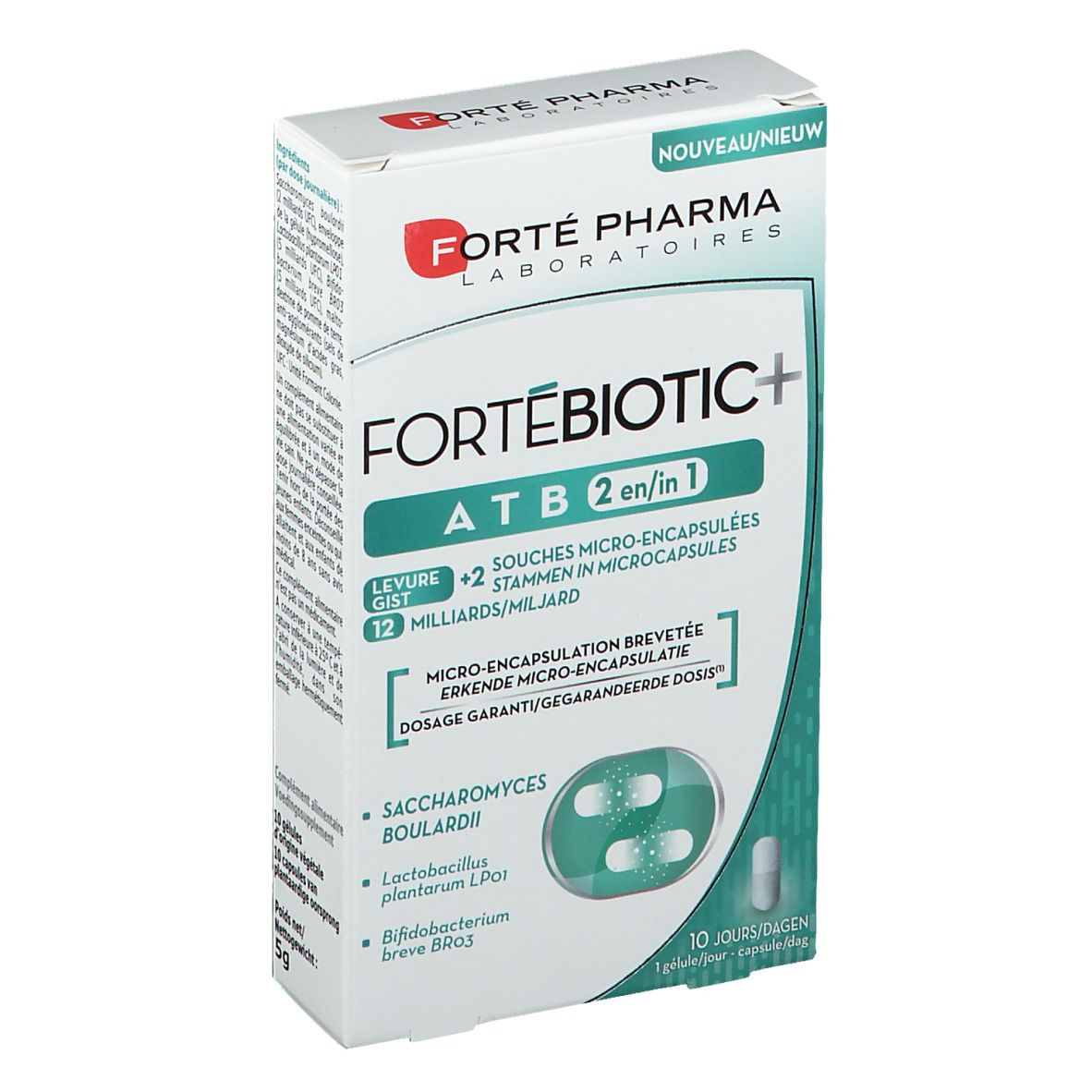 Forté Pharma Fortébiotic+ ATB 2 in 1