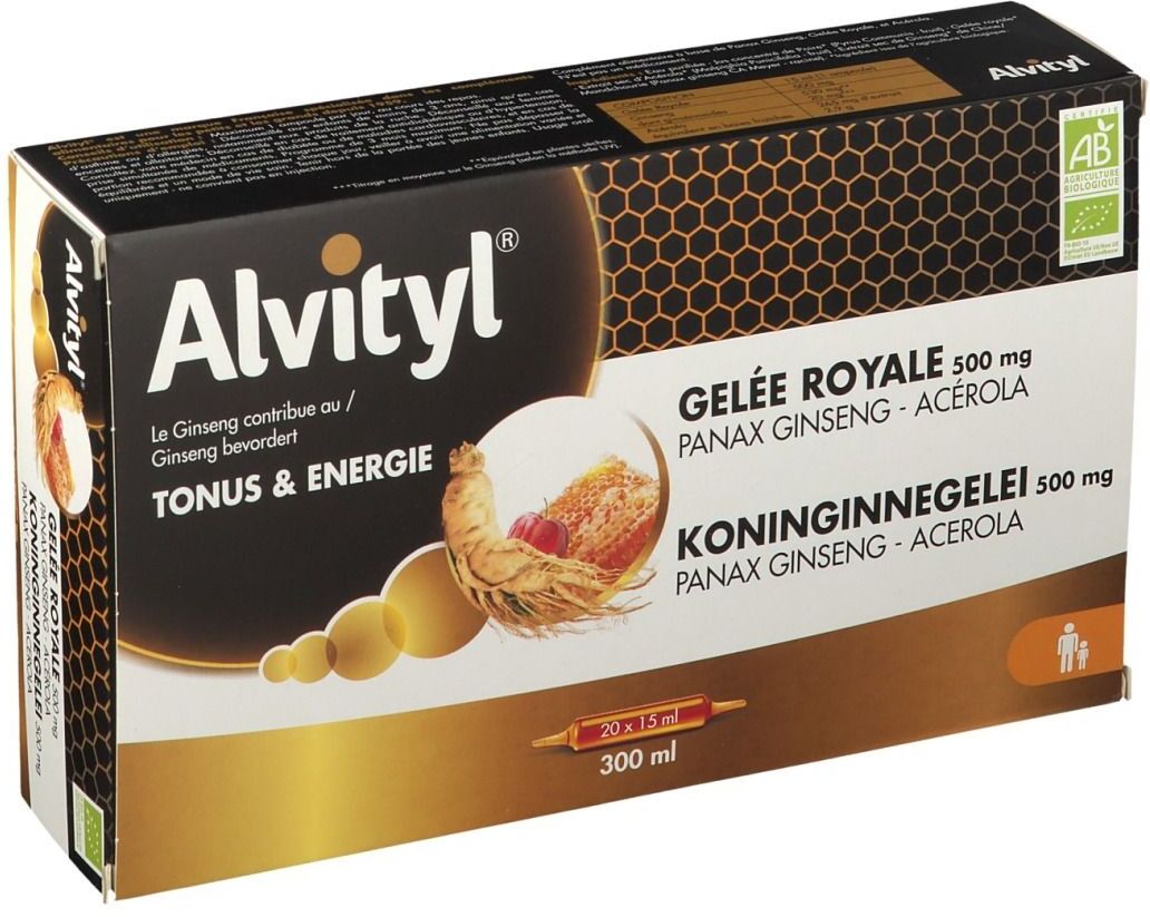 URGO Alvityl® Gelée royale Ginseng & Acerola