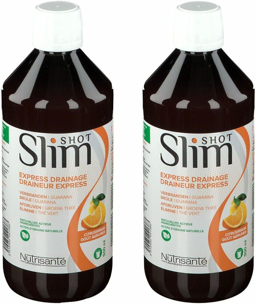 Nutrisanté Slimshot Draineur Fettburner Agrumen 1+1 Gratis