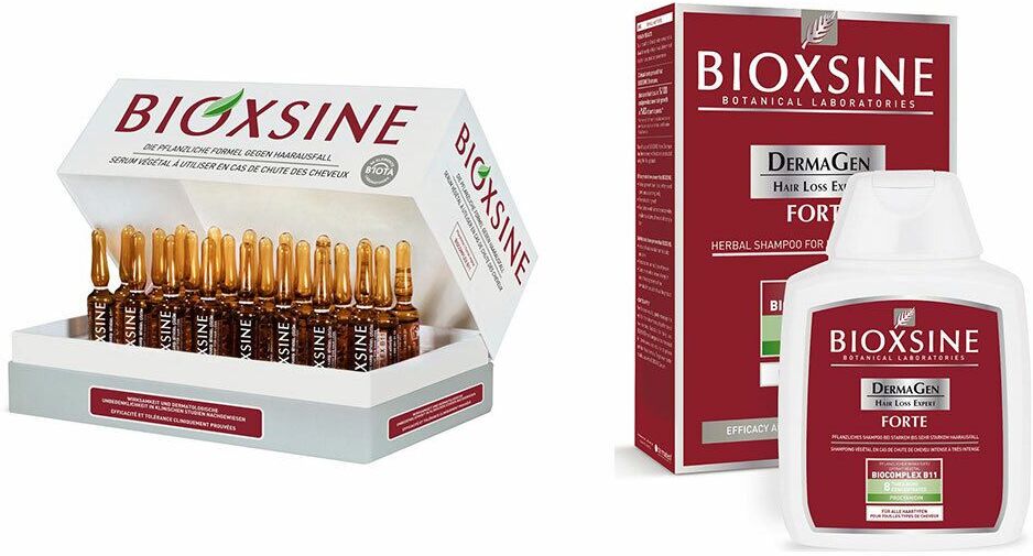 BIOTA Laboratories GmbH Bioxsine Forte Shampoo + Bioxsine Pflegeserum bei Haarausfall