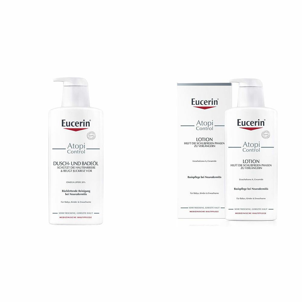 Beiersdorf AG Eucerin Eucerin® AtopiControl Lotion + Eucerin® AtopControl Dusch- und Badeöl