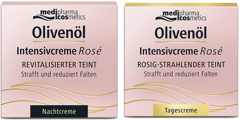 Dr. Theiss Naturwaren GmbH medipharma cosmetics Olivenöl Intensivcreme Rosé Tagescreme + Nachtcreme