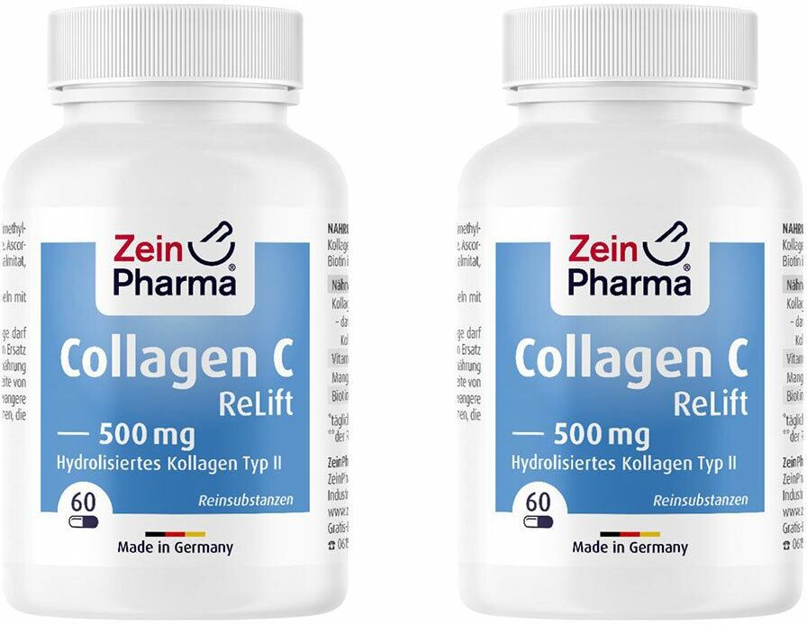 Zein Pharma - Germany GmbH Collagen Kapseln C ReLift 500 mg ZeinPharma