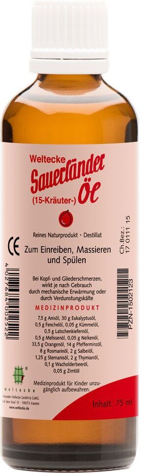 Weltecke Sauerländer 15 Kräuter Öl