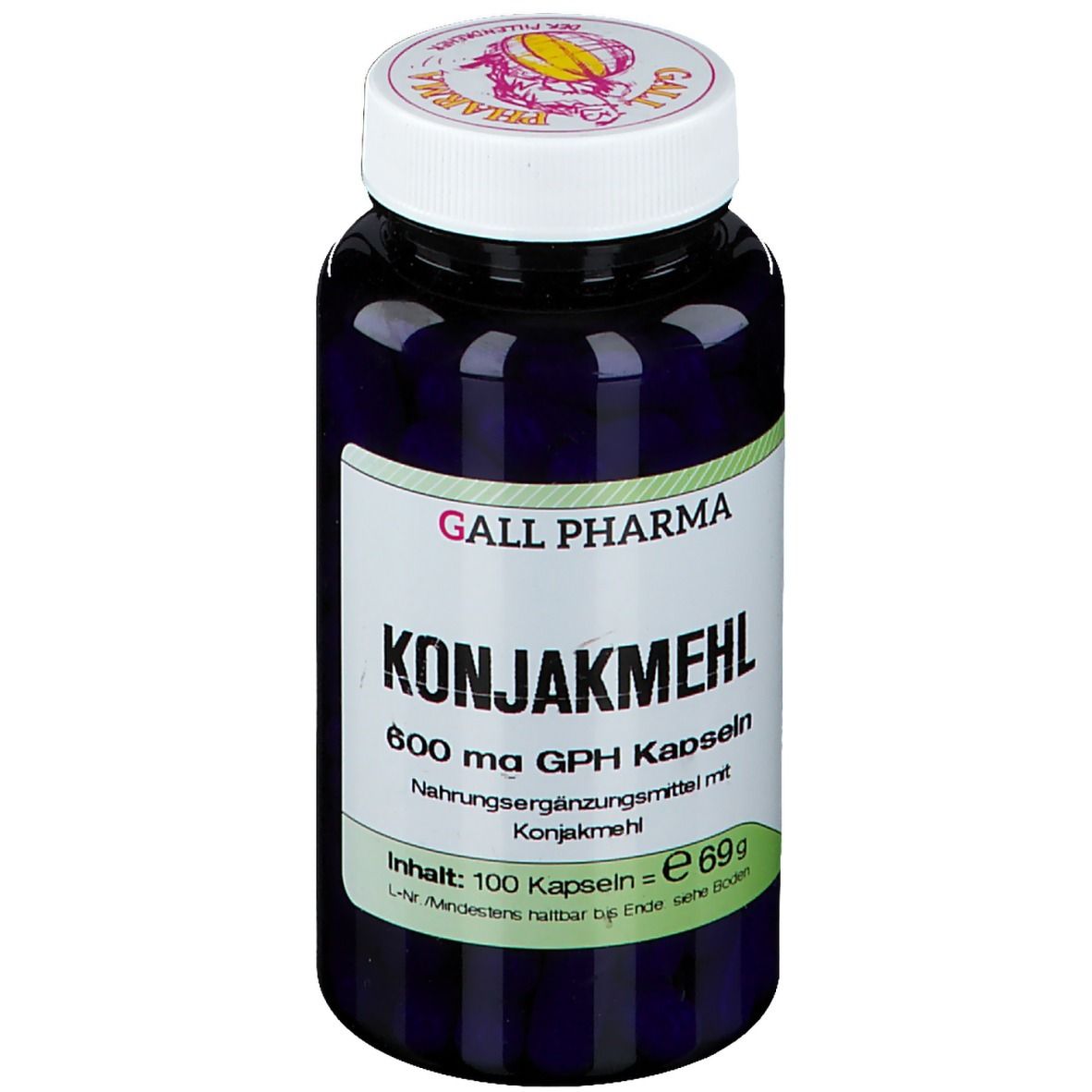 GALL PHARMA Hecht Konjakmehl 600 mg