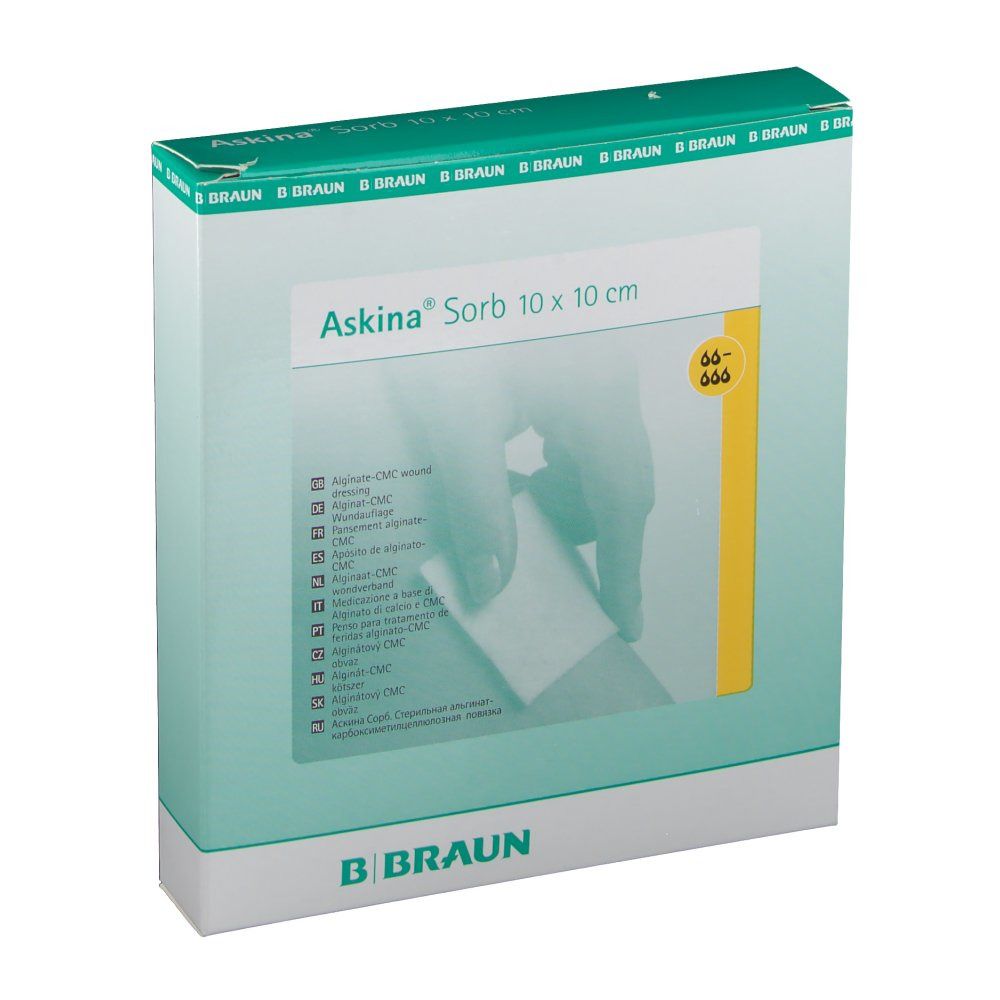 Askina® Sorb Wundauflage 10 x 10 cm steril