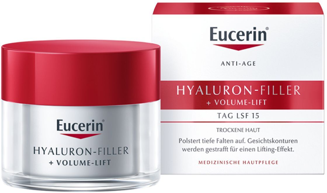 Eucerin® Hyaluron-Filler + Volume-Lift Tagespflege für trockene Haut