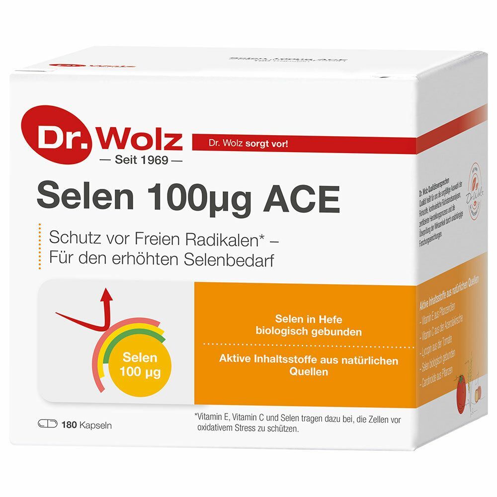 Dr. Wolz Selen 100 µg ACE Zellchutz-Kapseln