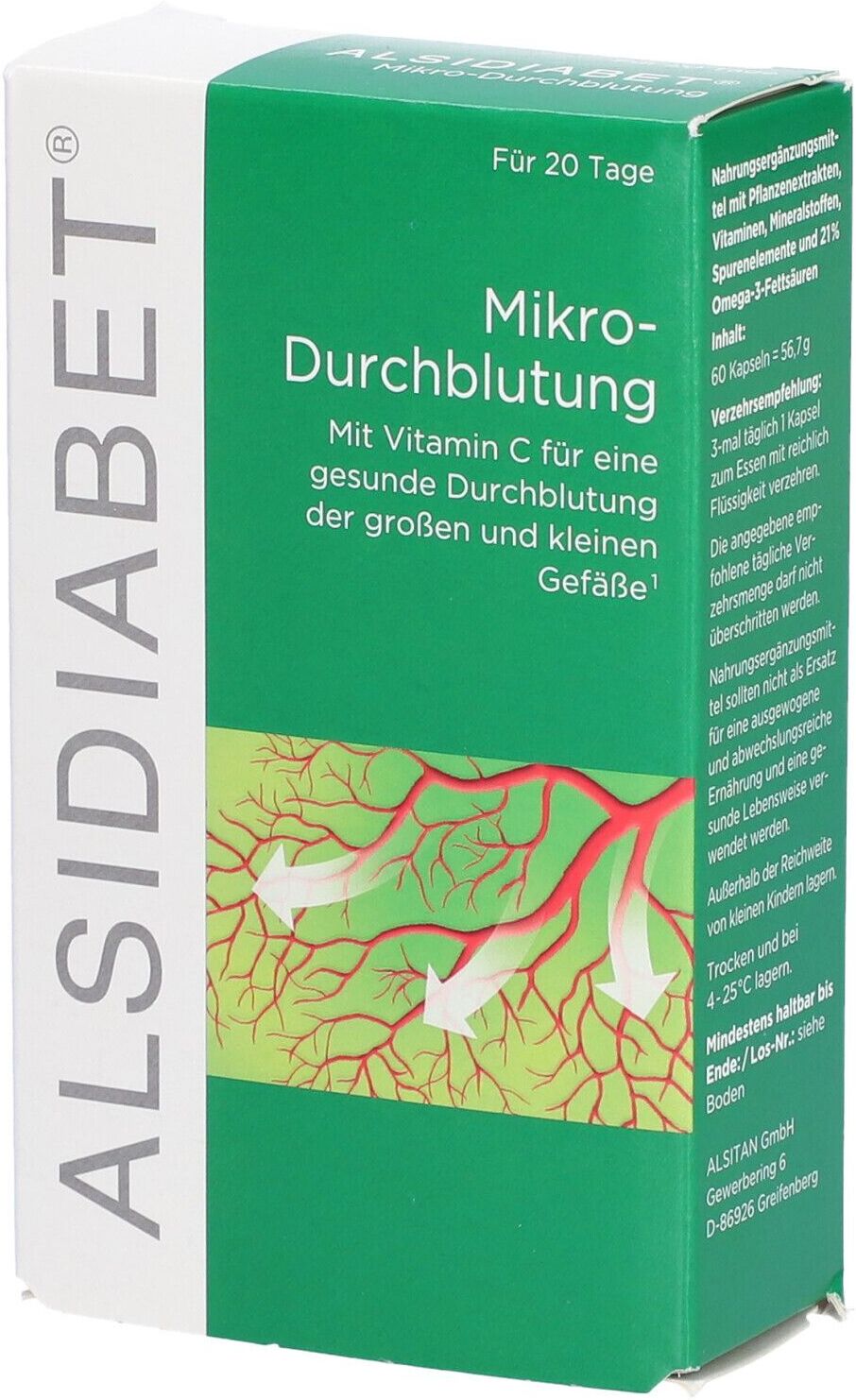 ALSIDIABET  Alsidiabet® Mikro-Durchblutung