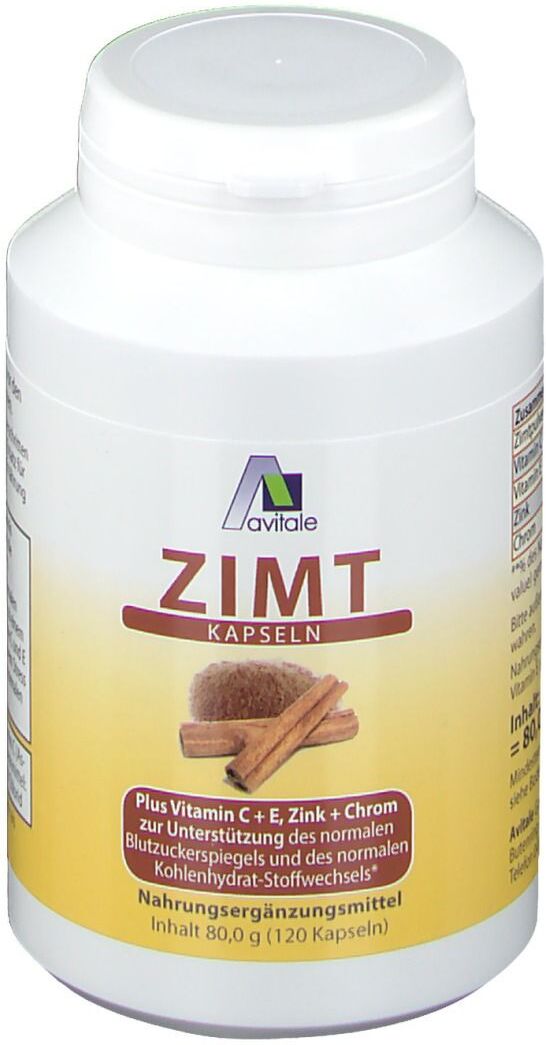 Avitale Zimtkapseln 500mg+Vitamin C + E