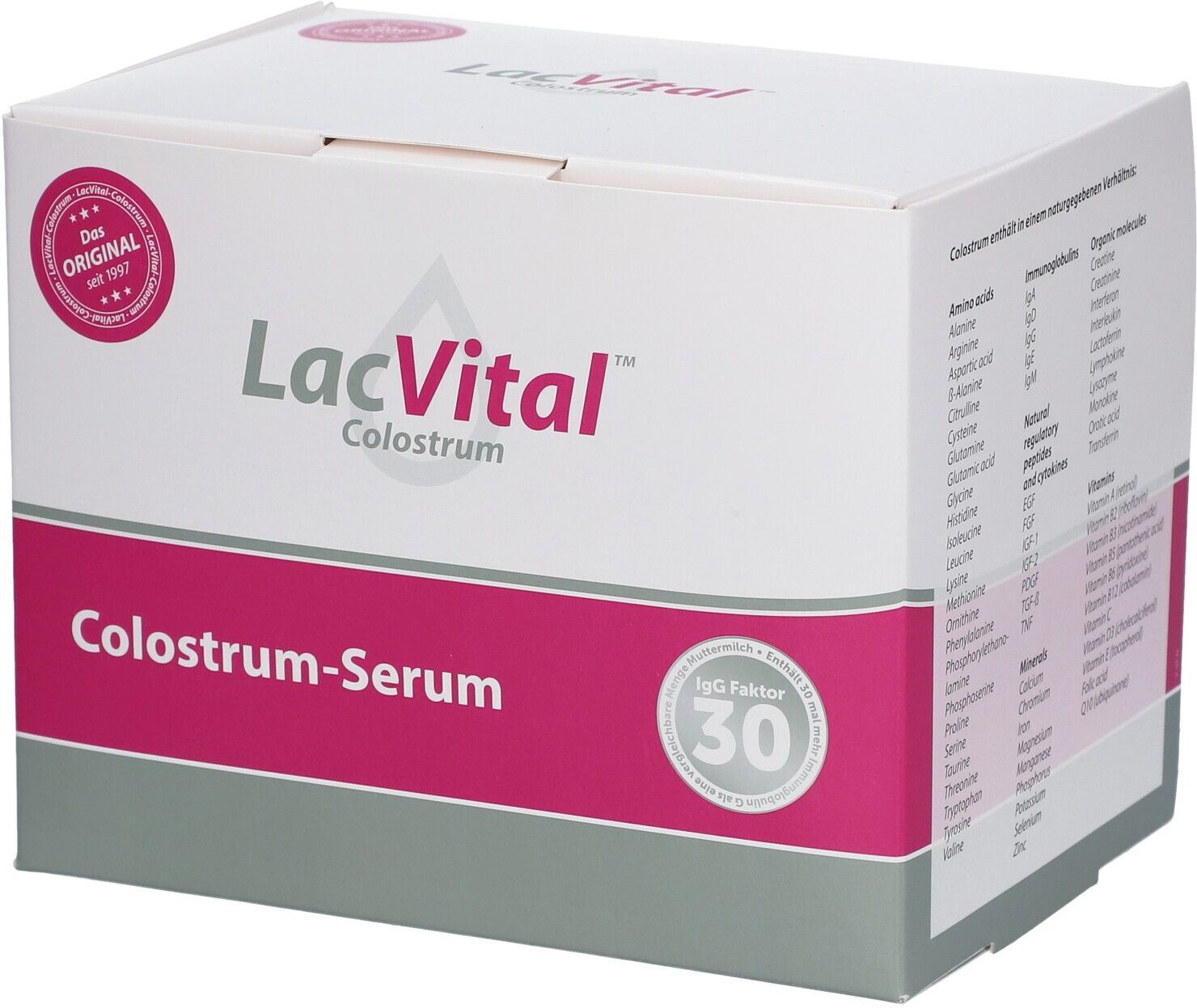 LacVital® Colostrum Serum Kurpackung