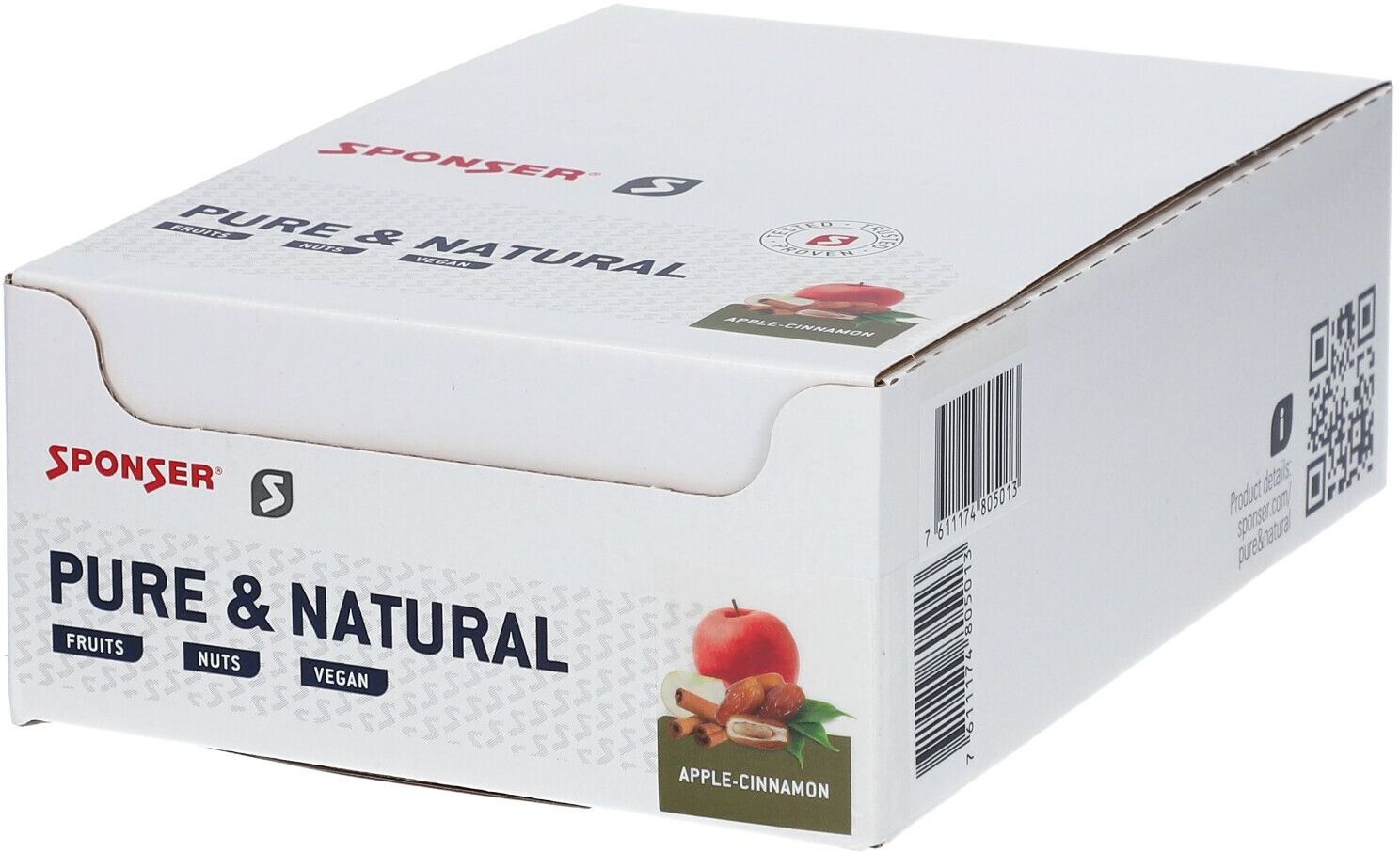 Sponser Europe GmbH Sponser® Pure & Natural Bar, Apfel-Zimt