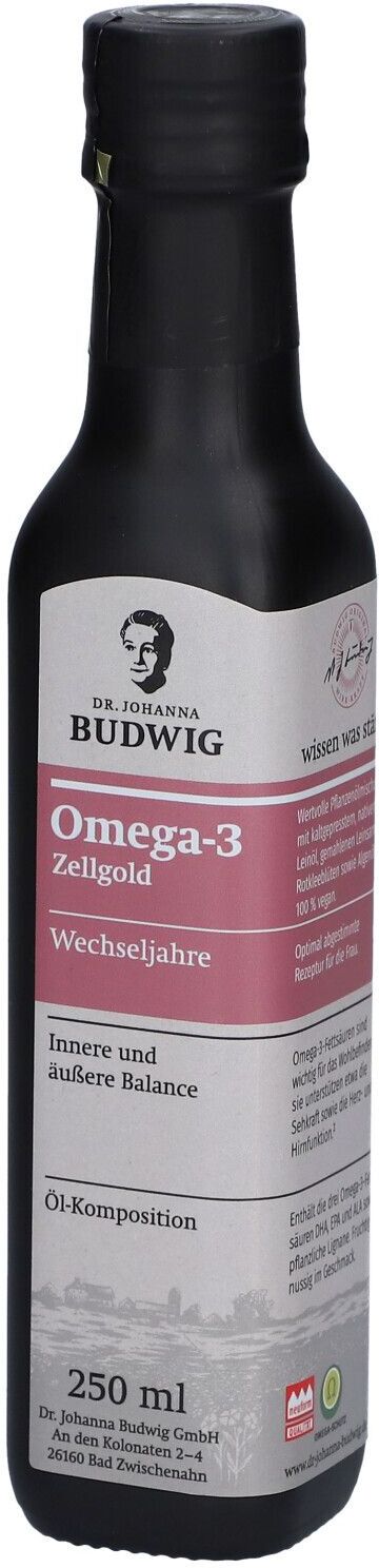 Dr. Johanna Budwig GmbH Dr. Johanna Budwig Omega-3 Zellgold Wechseljahre