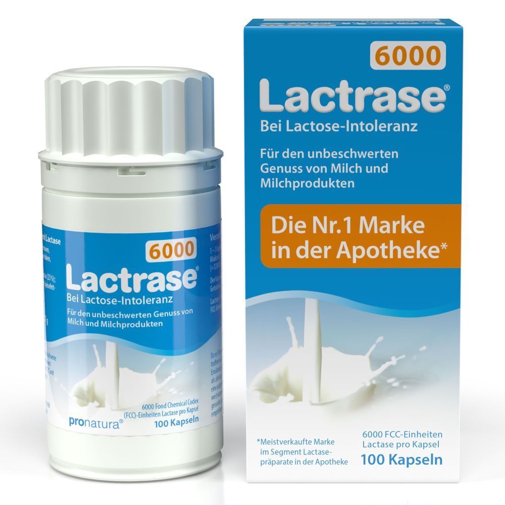 Pro Natura Gesellschaft für gesunde Ernährung mbH Lactrase® 6000