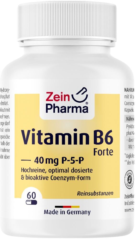 ZeinPharma Vitamin B6 Forte Kapseln (P 5 P) 40 mg ZeinPharma