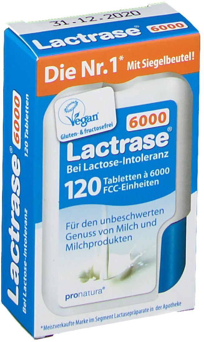 Pro Natura Gesellschaft für gesunde Ernährung mbH Lactrase® 6000 FCC Klickspender