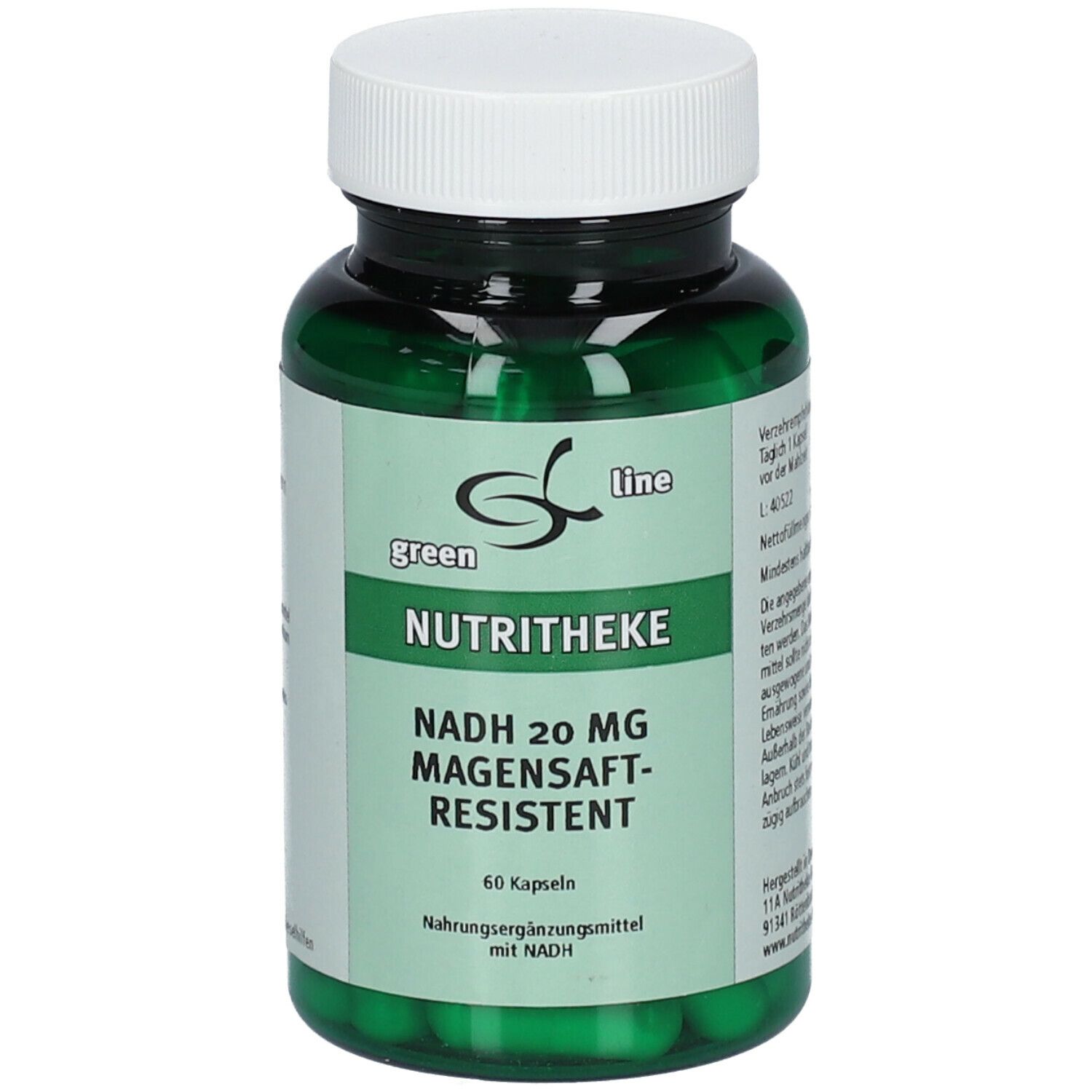 Nutritheke green line Nadh 20 mg