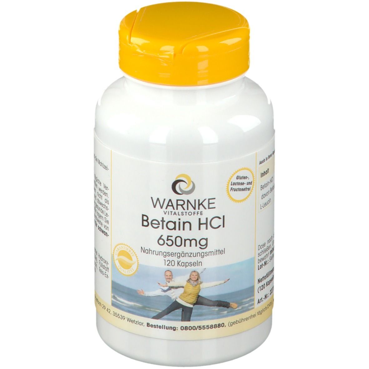 WARNKE Betain HCL 650 mg