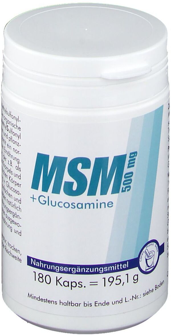 no brand MSM 500 mg + Glucosamine