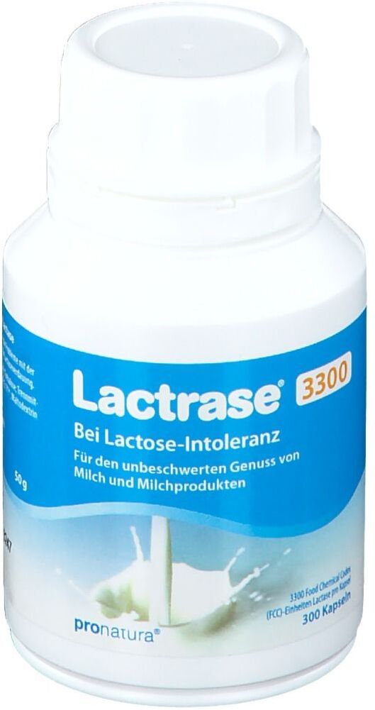 Pro Natura Gesellschaft für gesunde Ernährung mbH Lactrase® 3.300 FCC Kapseln