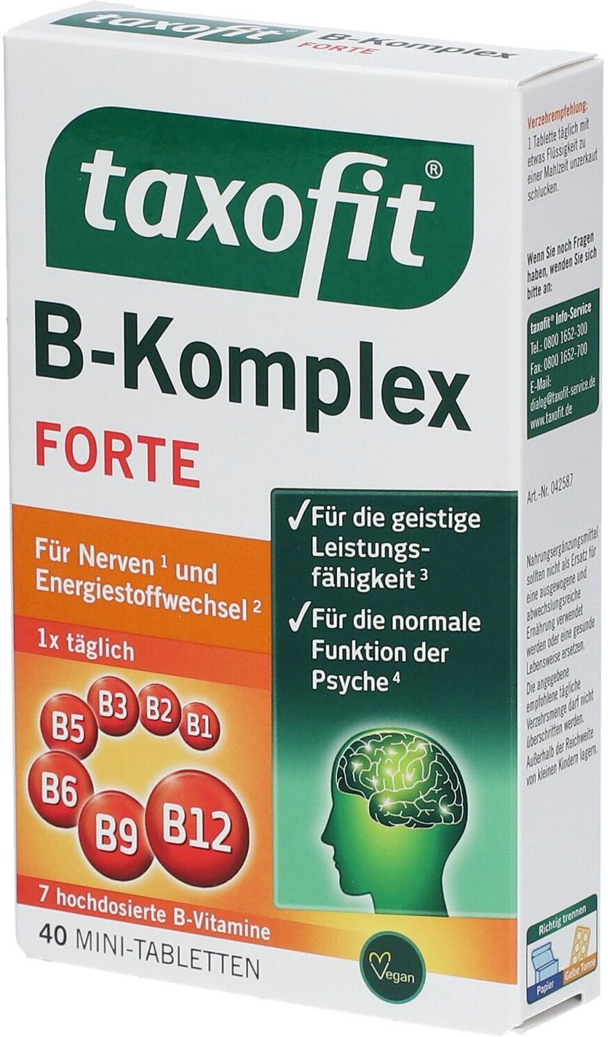 taxofit B-Komplex + Folsäure