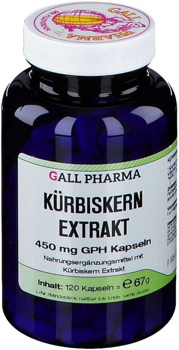 Gall Pharma Kürbiskern Extrakt 450 mg GPH