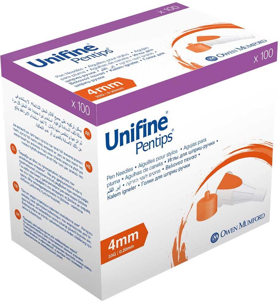 Unifine® Pentips® 33 G 4 mm