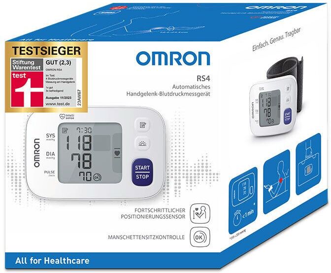 Omron RS4 Handgelenk-Blutdruckmessgerät