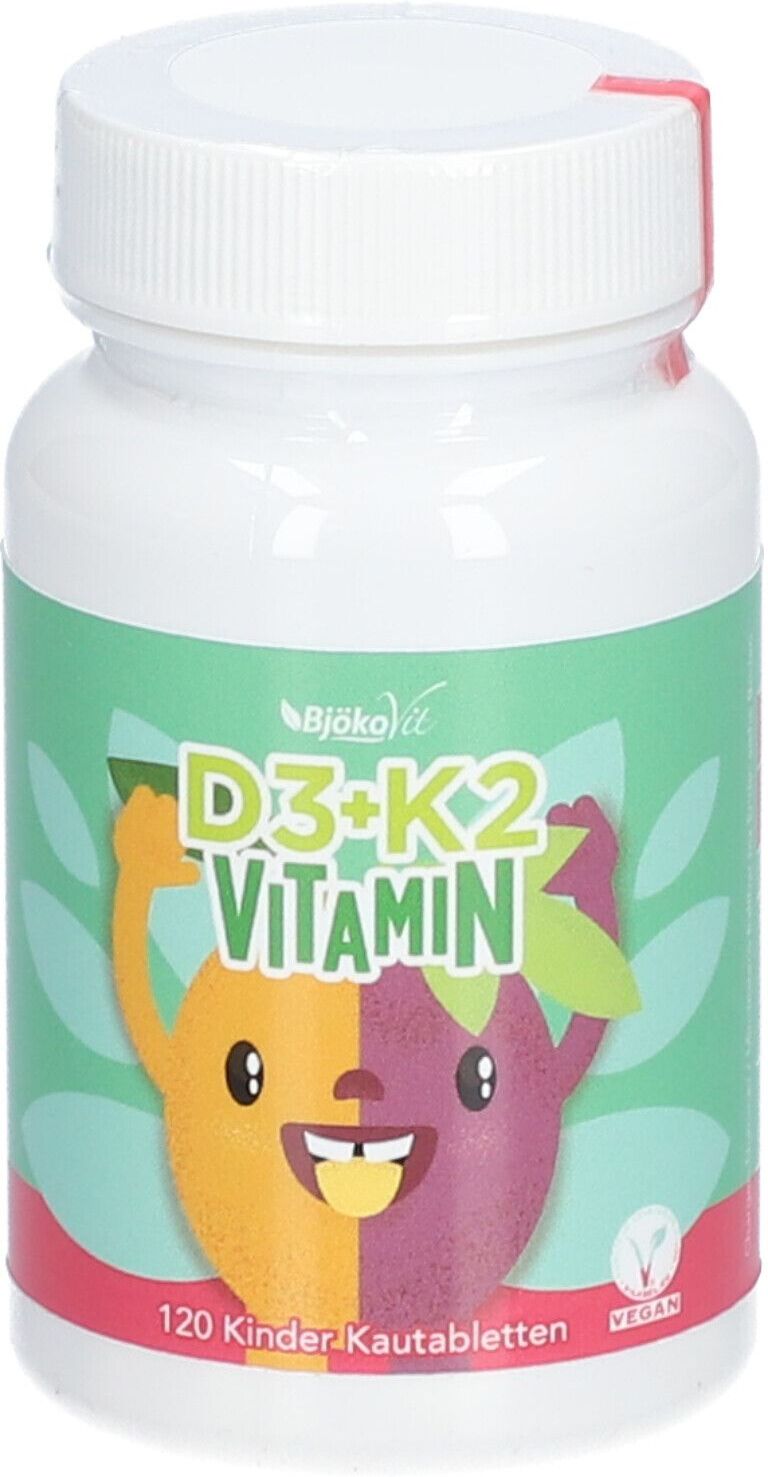 BjökoVit Vitamin D3 + K2 für Kids