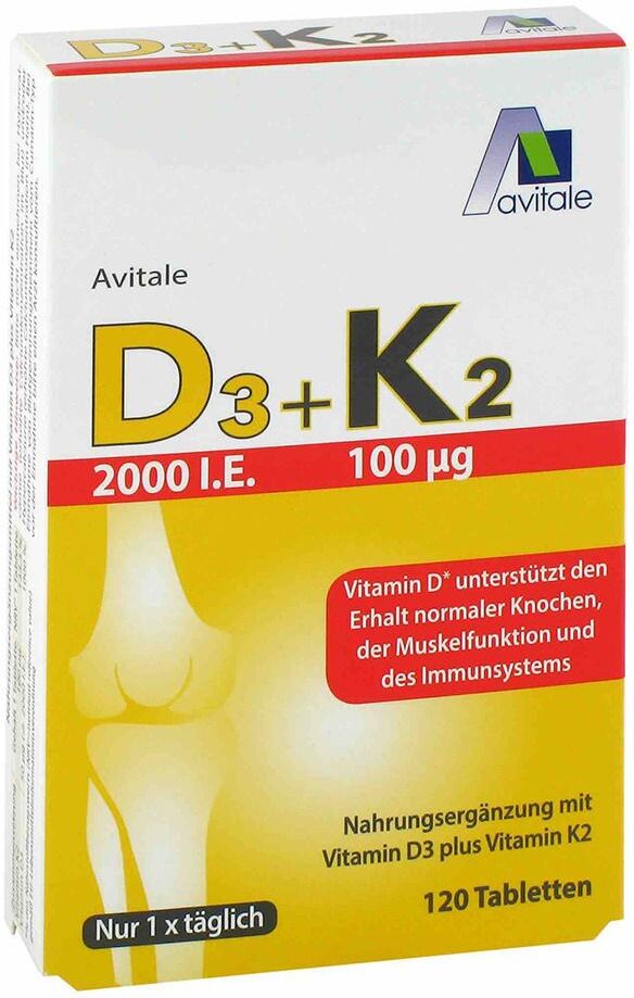 Avitale Vitamin D3+K2 2000 I.e.