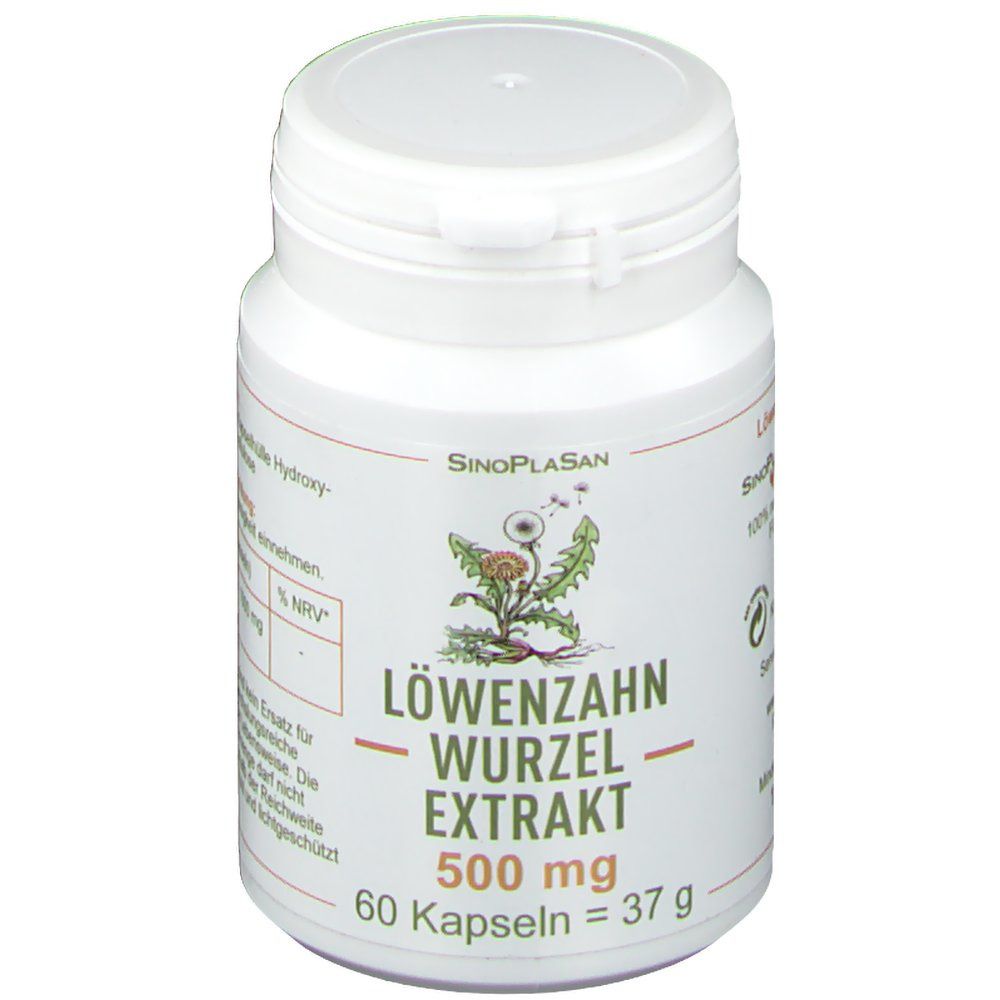 SinoPlaSan Löwenzahnwurzel-Extrakt 500 mg