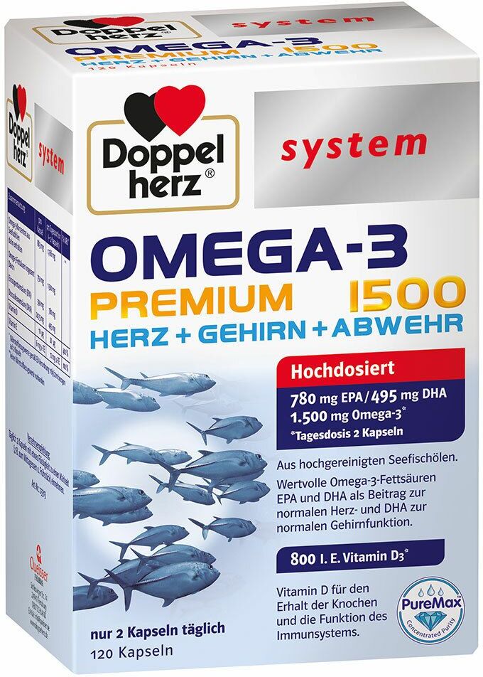 Doppelherz® system Omega-3 Premium 1500