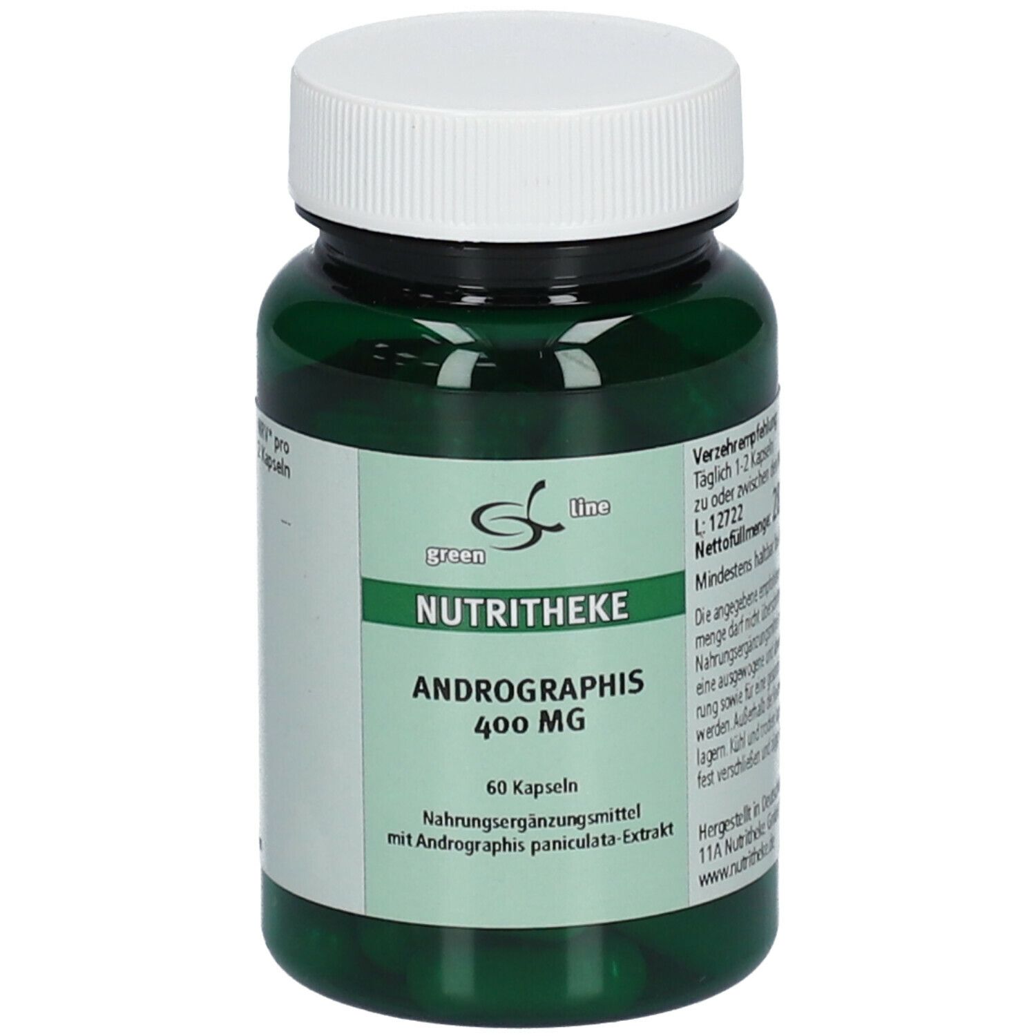 11 A Nutritheke GmbH green line Andrographis 400 mg