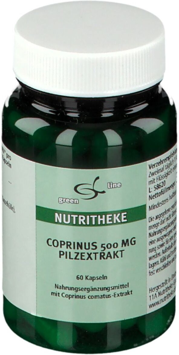 11 A Nutritheke GmbH green line Coprinius 500 mg Pilzextrakt