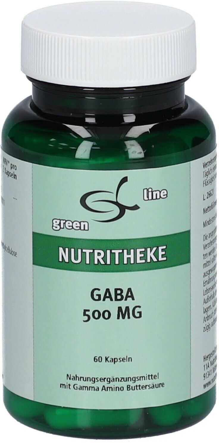 11 A Nutritheke GmbH green line Gaba 500 mg