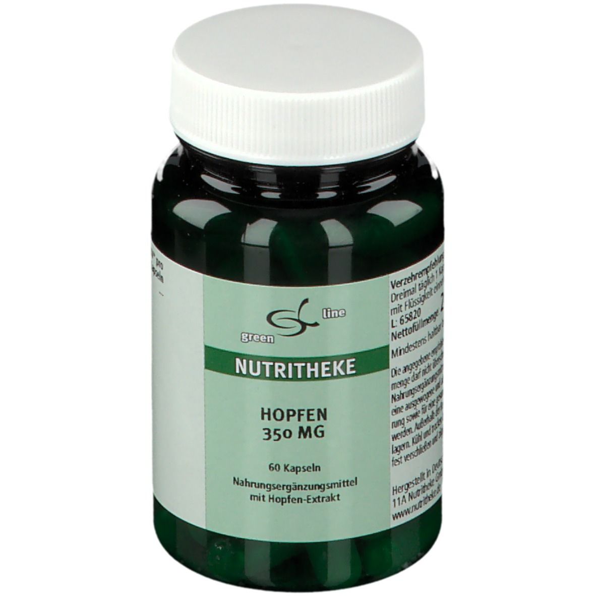 11 A Nutritheke GmbH green line Hopfen 350 mg