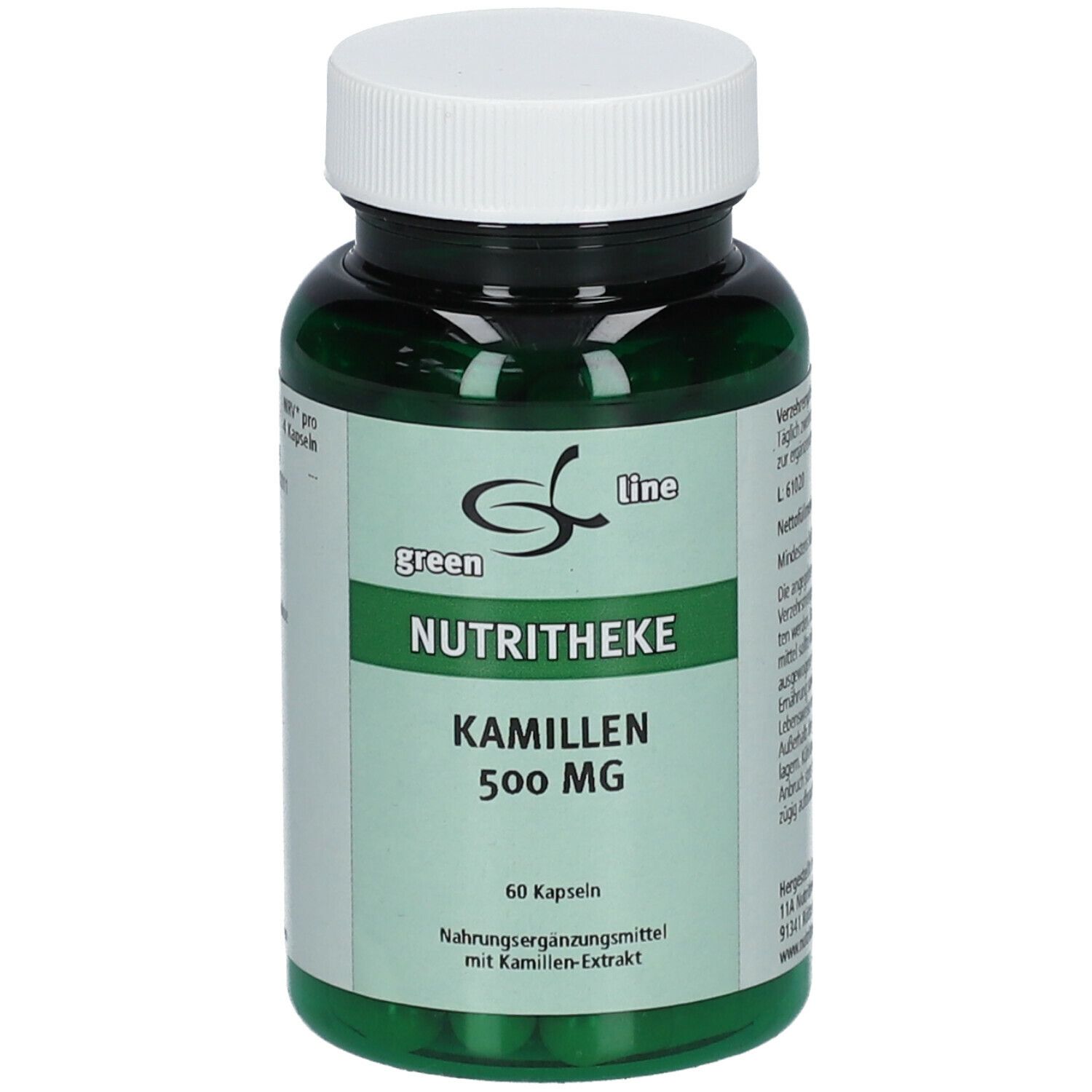 11 A Nutritheke GmbH green line Kamillen 500 mg