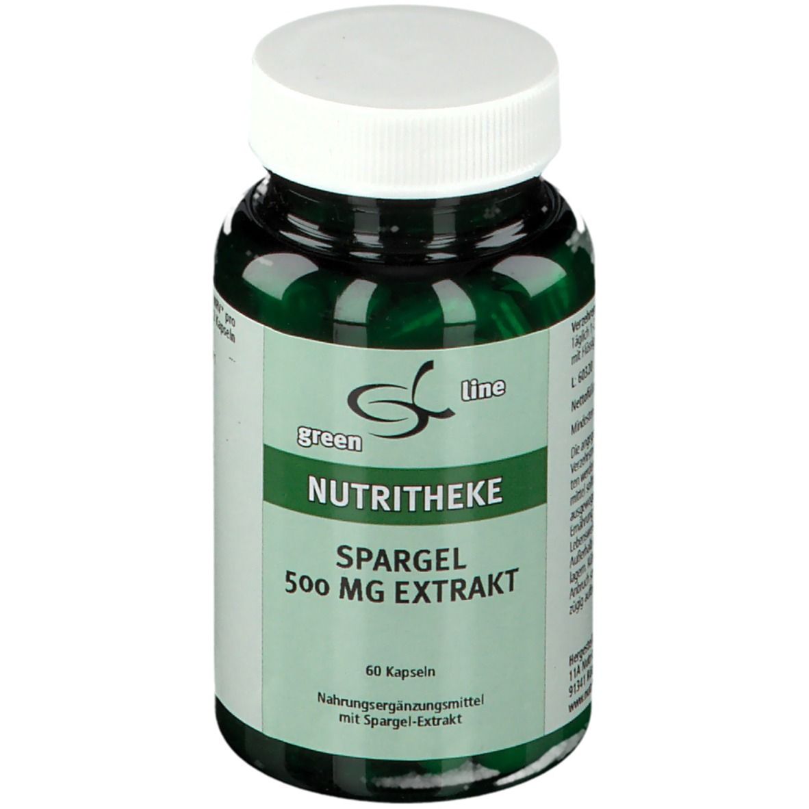 11 A Nutritheke GmbH green line Spargel 500 mg Extrakt