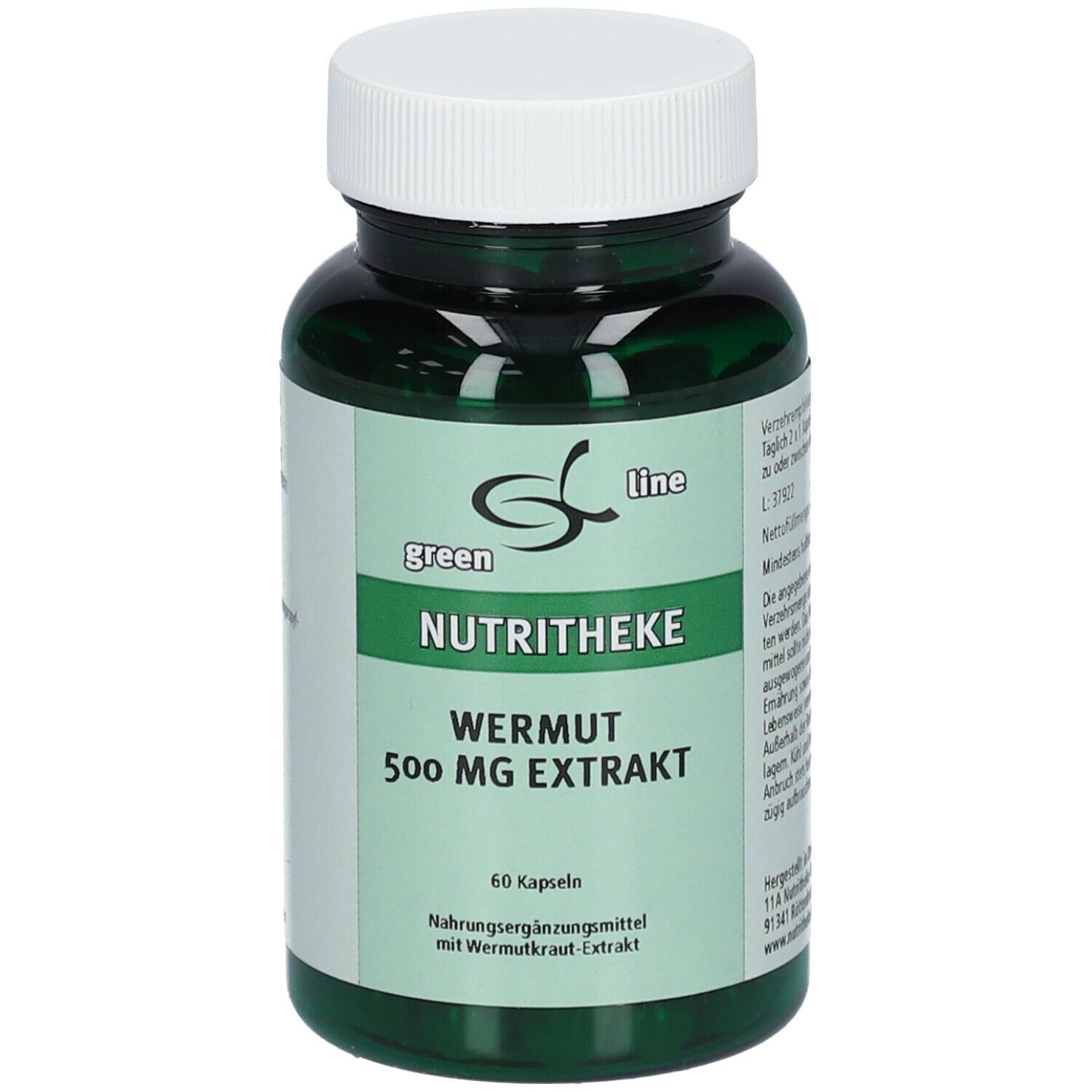 11 A Nutritheke GmbH green line Wermut 500 mg Extrakt