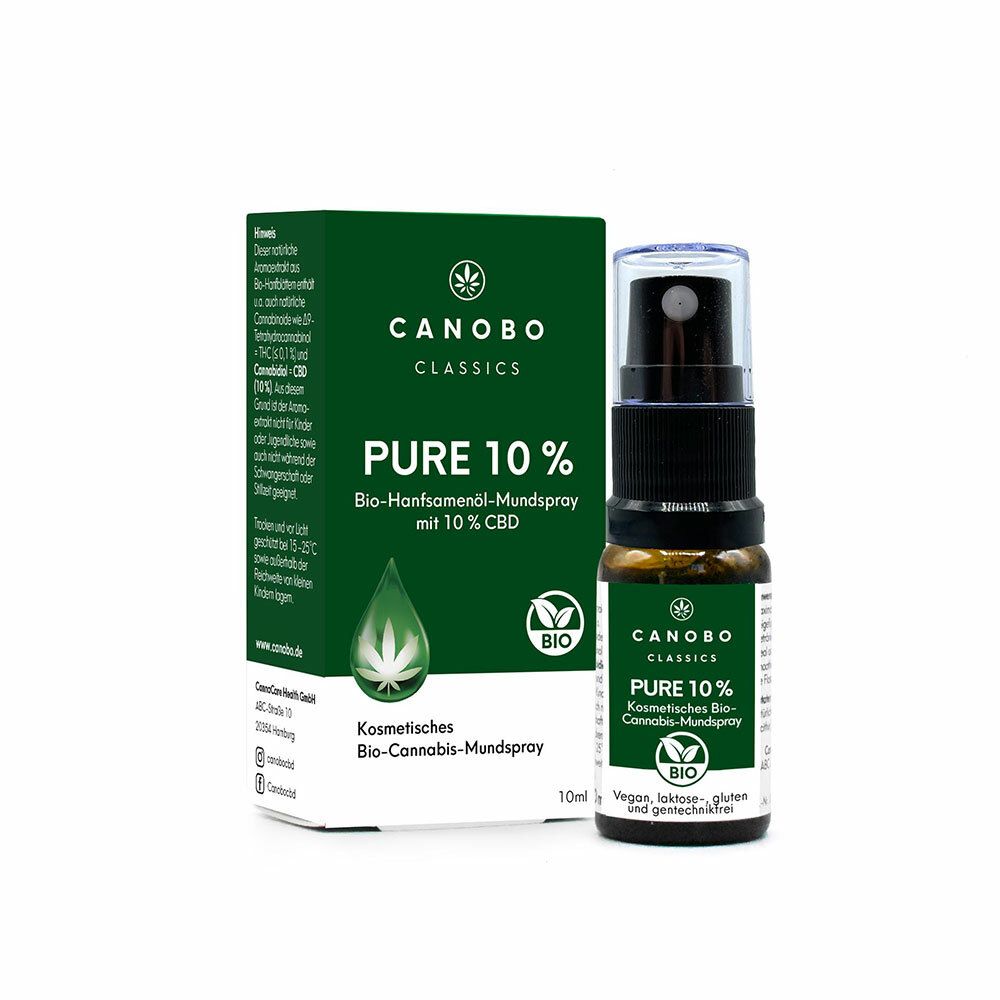 IMstam healthcare GmbH Canobo Pure 10% Bio CBD Mundspray