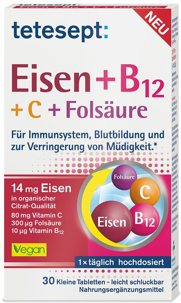 Merz Consumer Care GmbH tetesept: Eisen + B12 + C + Folsäure