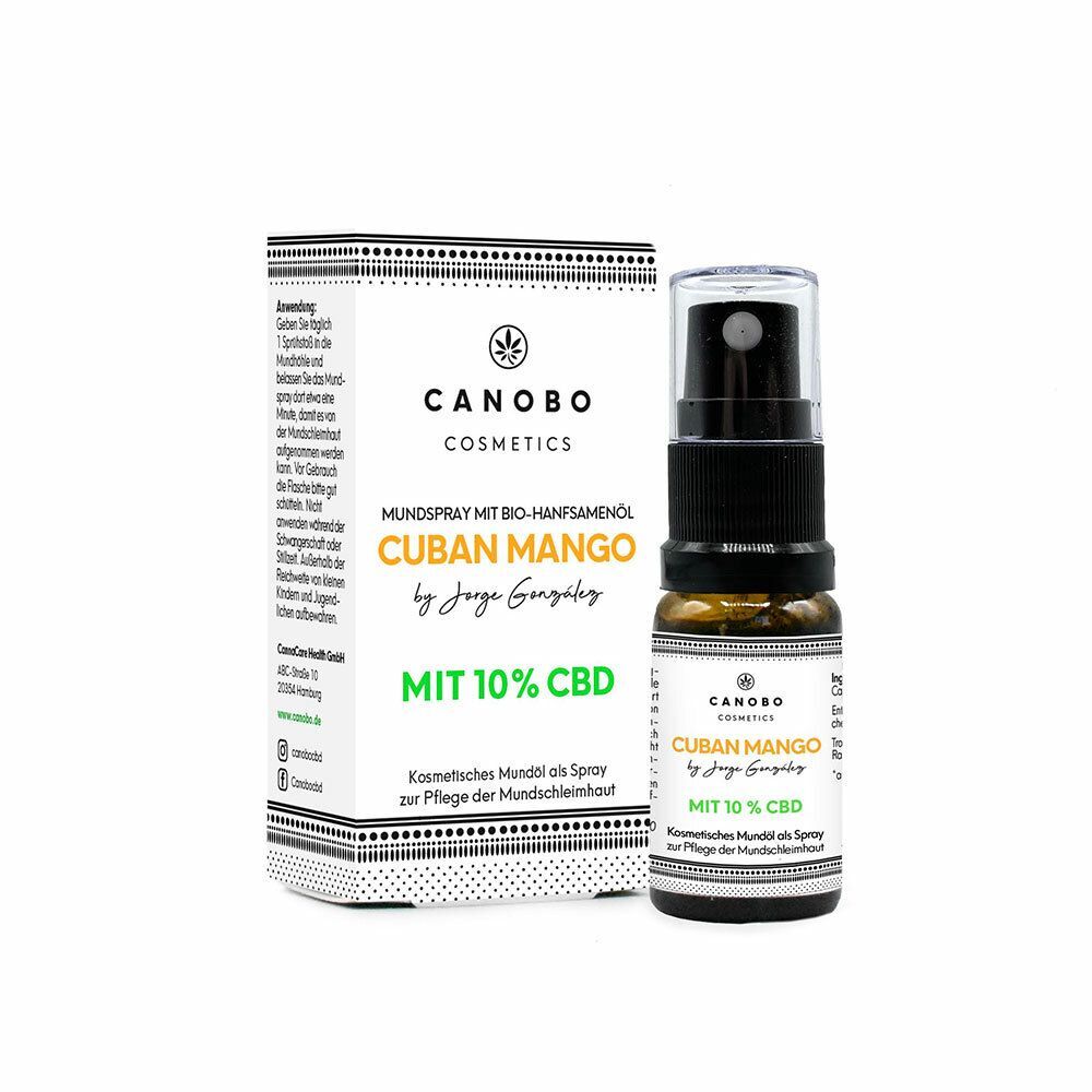 IMstam healthcare GmbH Canobo Bio CBD 10% Cuban Mango Mundspray
