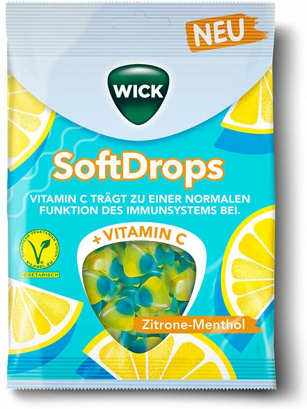 Candy Wick SoftDrops Zitrone-Menthol