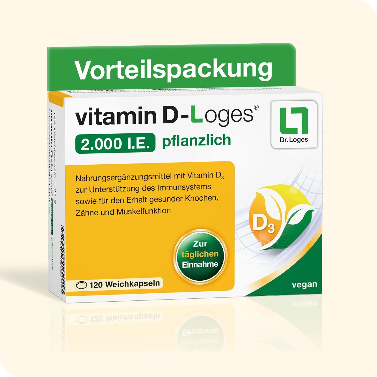 Dr. Loges + Co. GmbH vitamin D-Loges® 2.000 I.E pflanzlich