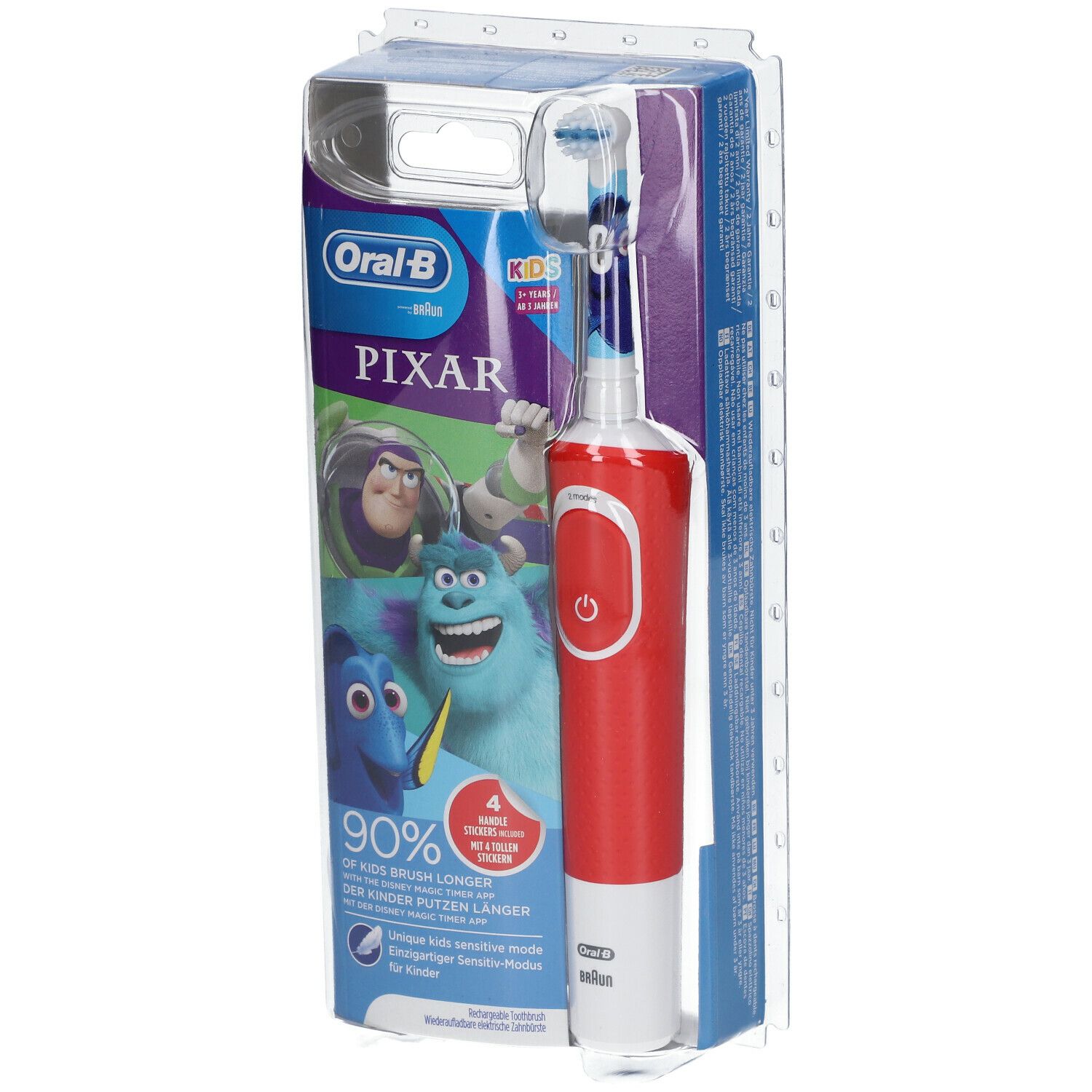 P&G HEALTH FRANCE Oral-B Kids Pixar Elektrische Zahnbürste