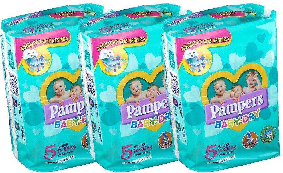 FATER SpA Pampers Baby Dry Junior Größe 5